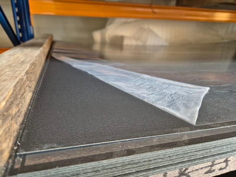 Blacha płaska czarna 9005 MAT OD RĘKI NA MAGAZYNIE arkusze 1240x2000mm obróbkowa - obrazek 2