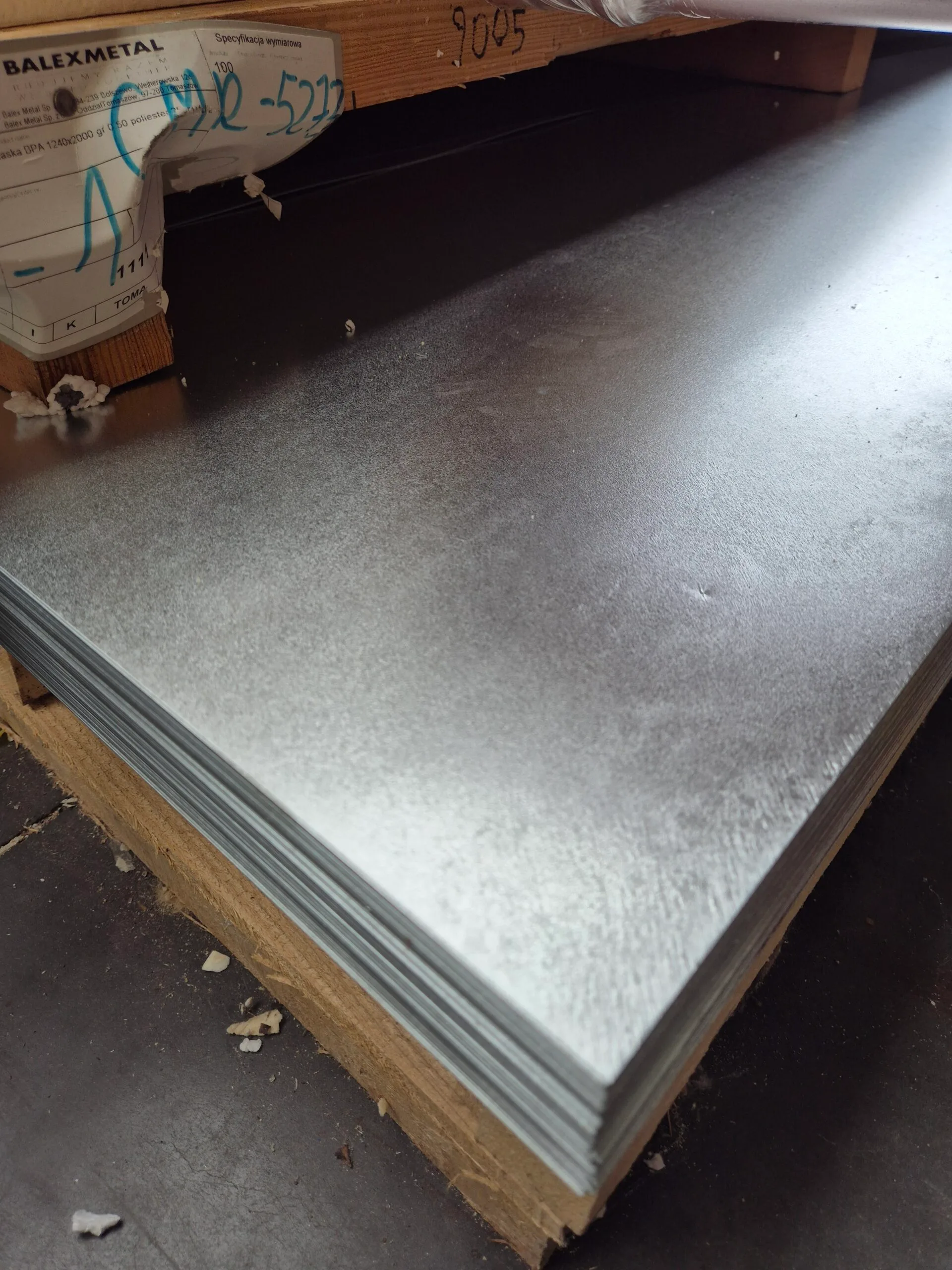 Blacha płaska OCYNK OD RĘKI NA MAGAZYNIE arkusze 1240x2000mm obróbkowa - obrazek 2