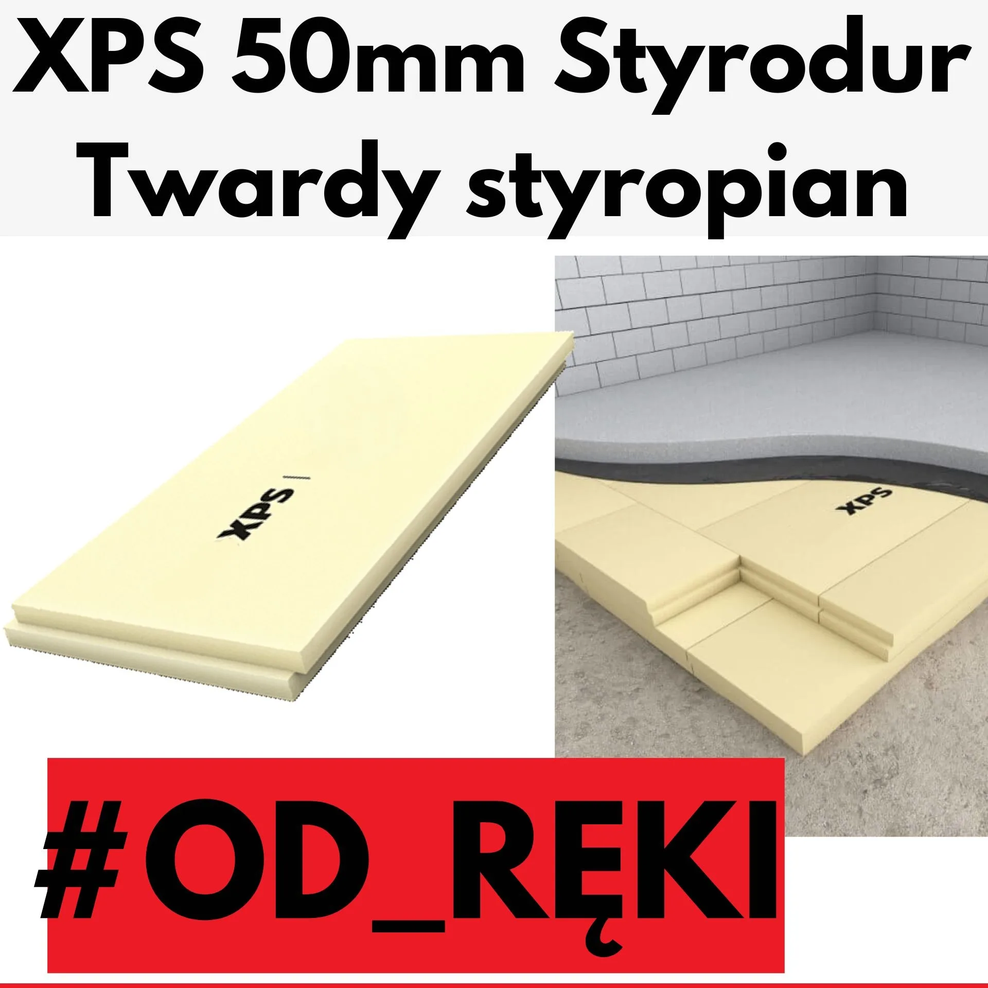 XPS 5cm Styrodur 50 mm twardy styropian XPS HOCH 300 kPa polistyren ekstrudowany