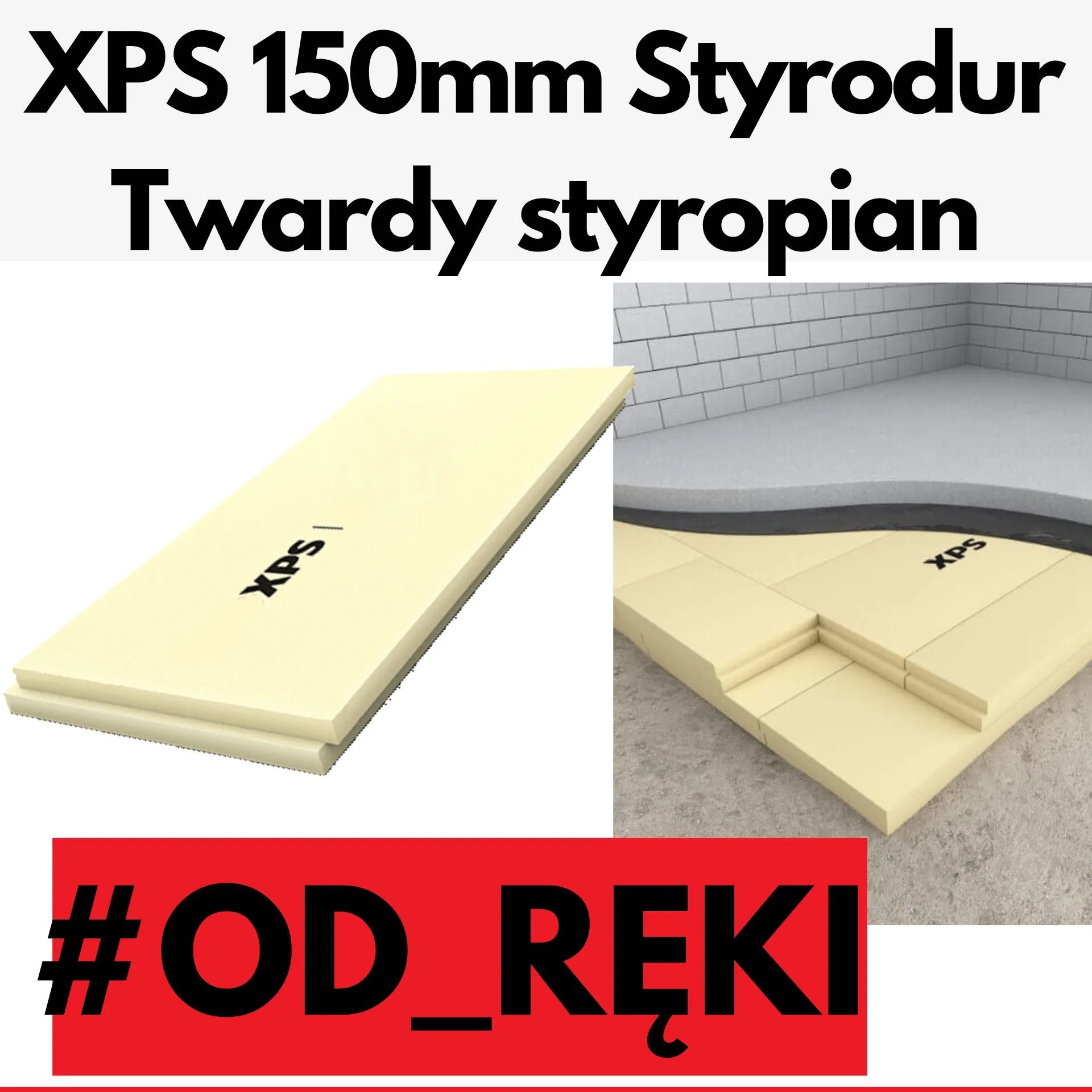 XPS 15cm Styrodur 150 mm twardy styropian XPS HOCH 300 kPa polistyren ekstrudowany