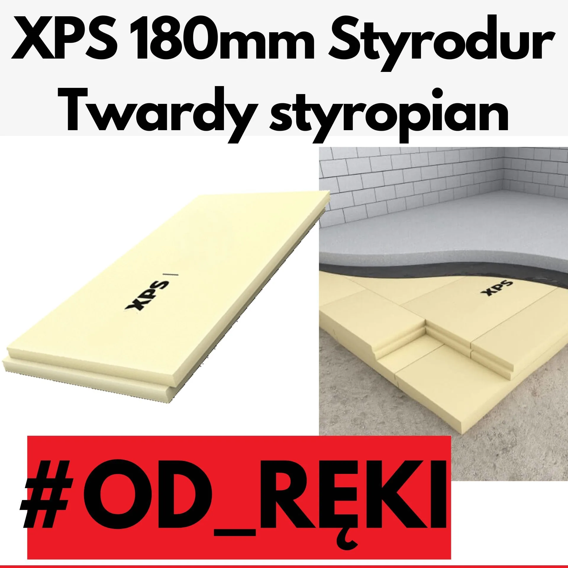 XPS 18cm Styrodur 180 mm twardy styropian XPS HOCH 300 kPa polistyren ekstrudowany
