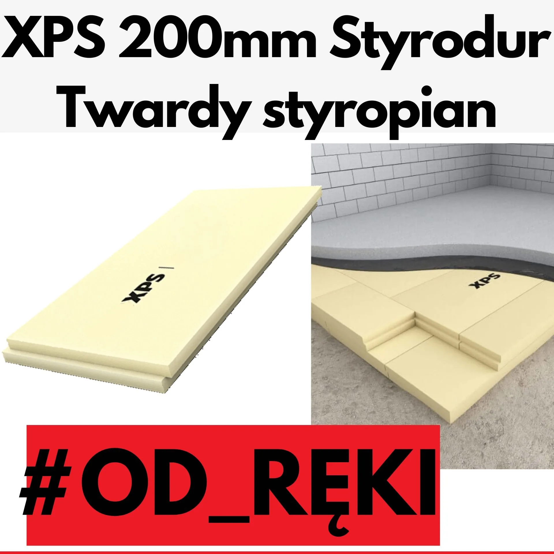 XPS 20cm Styrodur 200 mm twardy styropian XPS HOCH 300 kPa polistyren ekstrudowany
