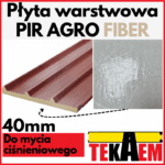 Płyty Warstwowe PIR dach Fiberglass 40mm 1gat