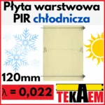 Płyta warstwowa Chłodnicza 120mm 1 gat