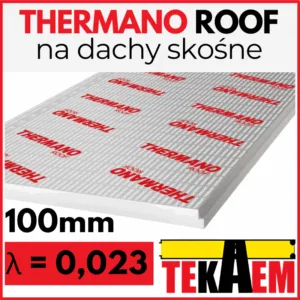 Płyty PIR Thermano ROOF 100mm Balex Metal 10cm poliizocyjanuran