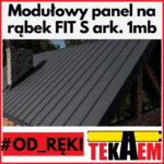 Modułowy Panel na rąbek OD RĘKI dachowy FIT dł. 1020mm
