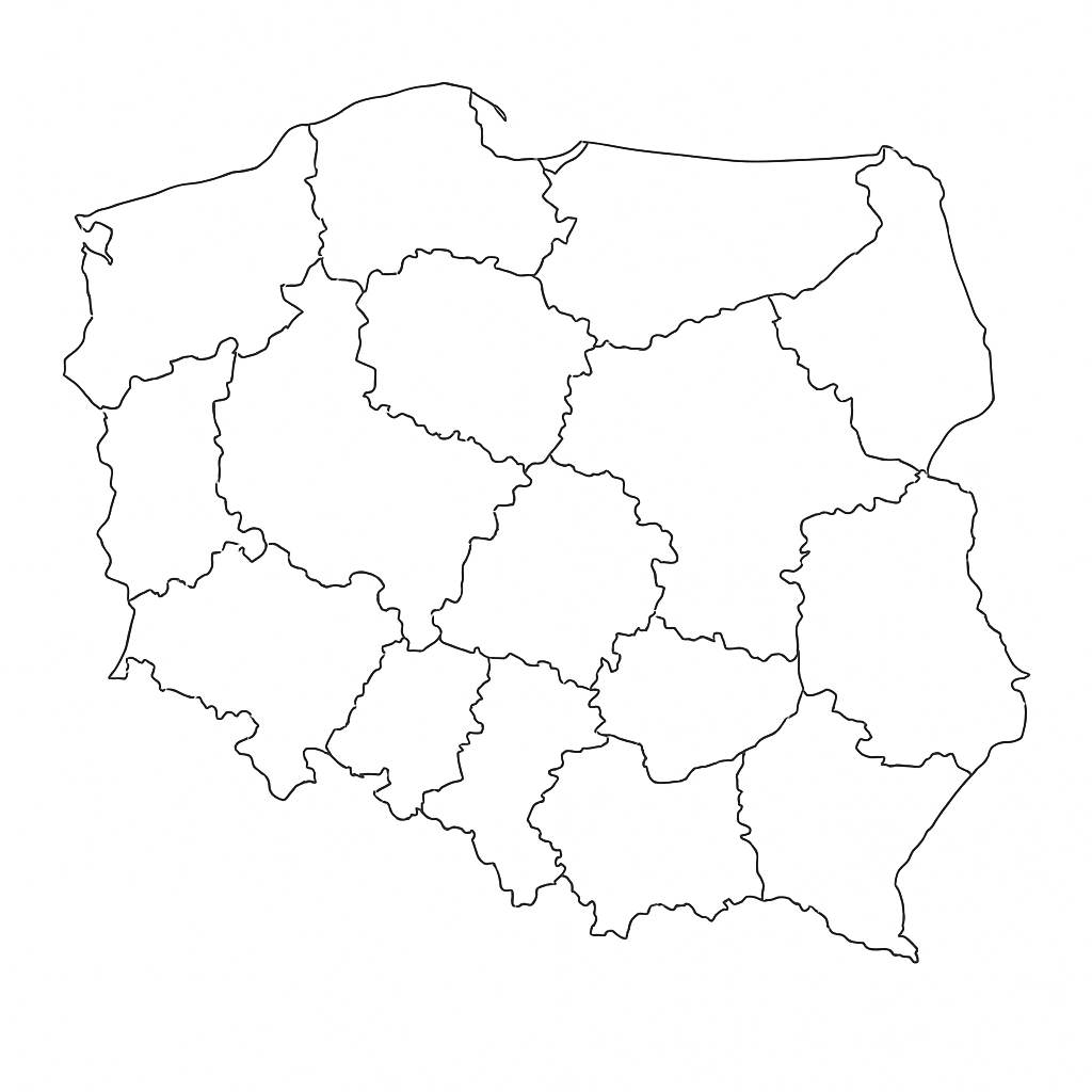 Mapa Polski