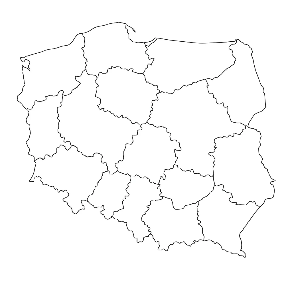 Mapa Polski