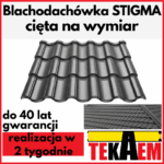 Blachodachówka STIGMA cięta na wymiar do 6,11mb długości