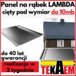 Panel na rąbek LAMBDA 2.0 cięty na wymiar do 10mb długości