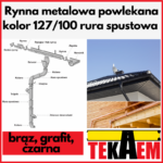 Rynna metalowa powlekana 127mm