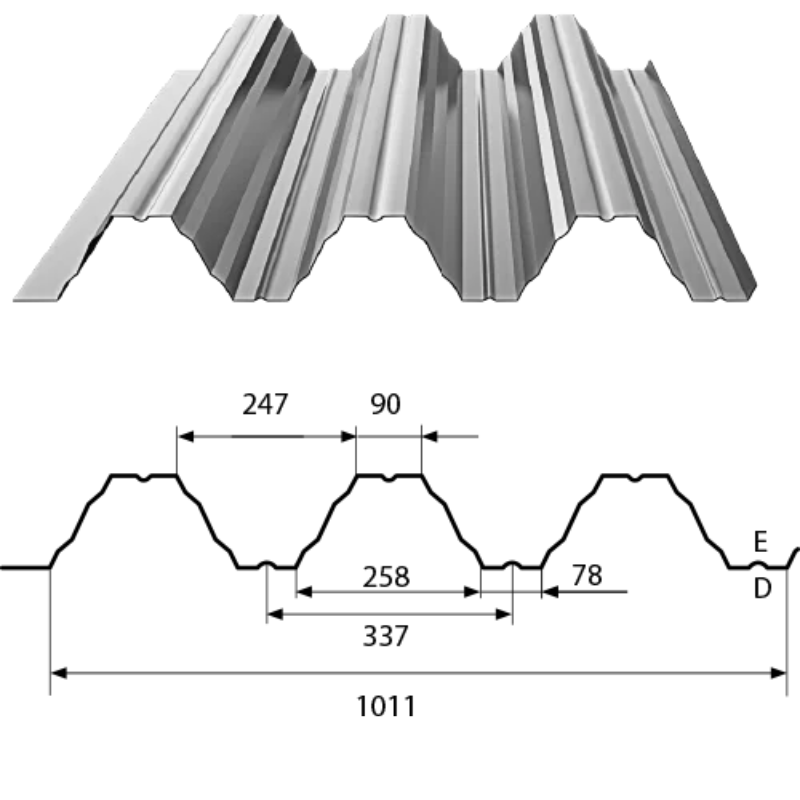 blacha trapezowa t 130 obraz