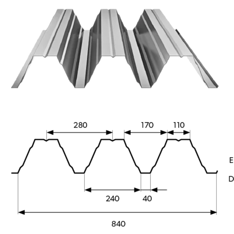 blacha trapezowa T 153-840