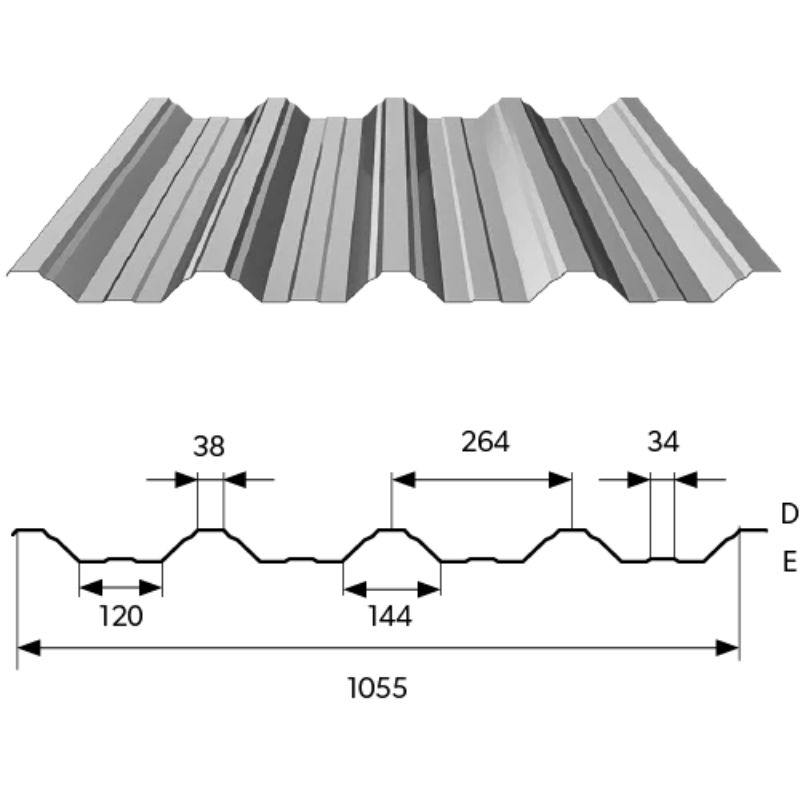blacha trapezowa t 50 obraz