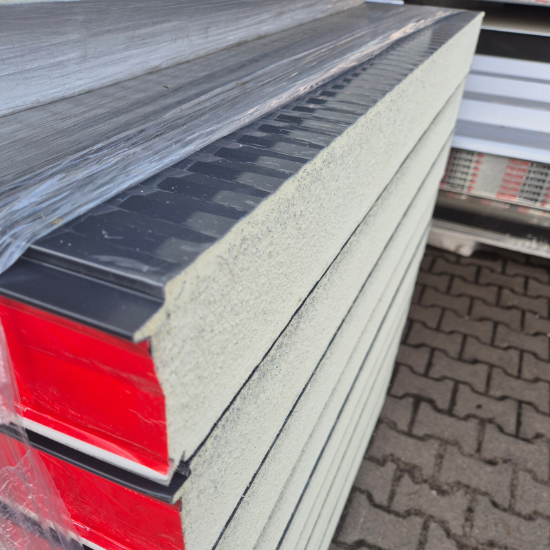 Płyta Warstwowa z rdzeniem PIR ścienna 100mm płyta obornicka 10cm na elewacje - obrazek 3