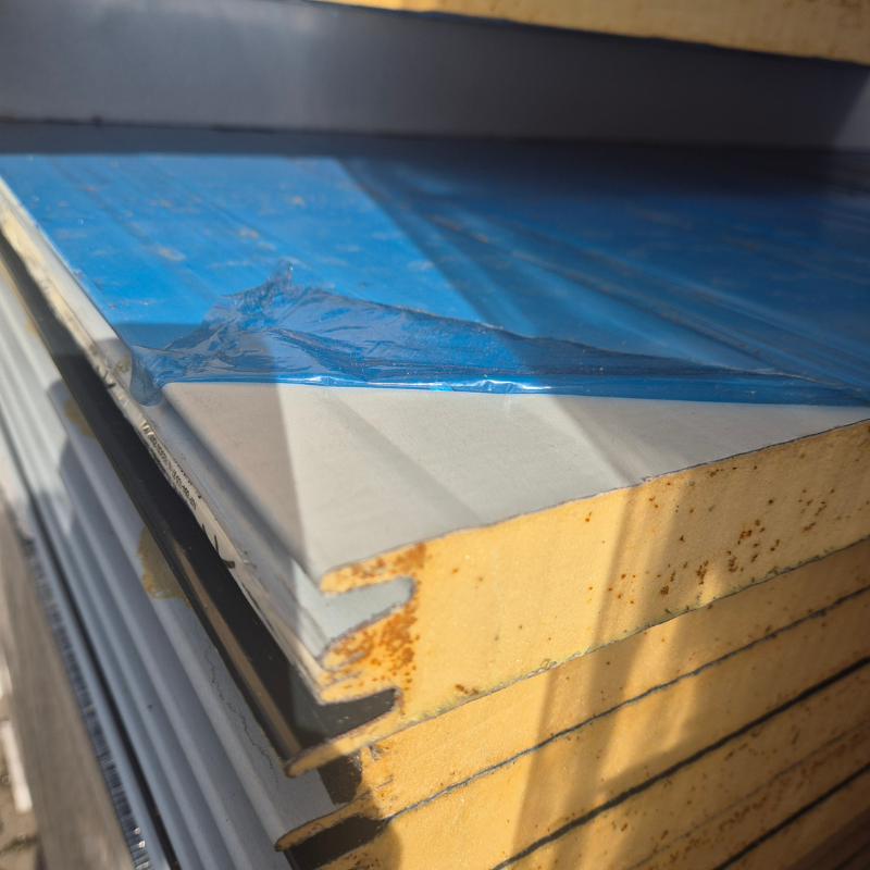 Płyta Warstwowa PIR ścienna 40mm Arcelor 4cm płyta obornicka na elewacje - obrazek 5