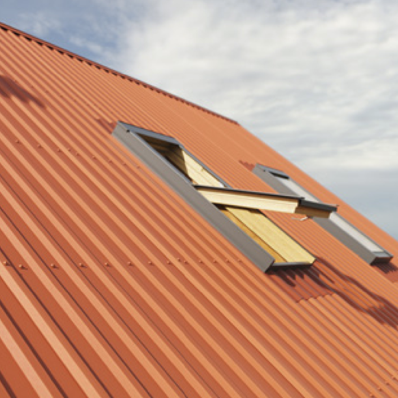 Blacha trapezowa T 18 pokrycie dachowe Blachodach blacha ocynkowana i powlekana na dach - obrazek 3