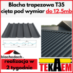 Blacha trapezowa T 35 pokrycie dachowe Blachodach blacha na dach ocynkowana i powlekana
