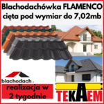 blachodachówka flamenco cięta pod wymiar